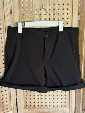 Columbia Black Performance Shorts Size 14 Lightweight Outdoor Hiking